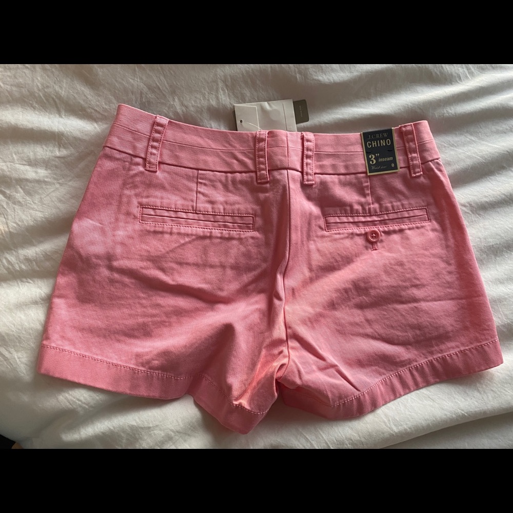 JCrew 3" Chino Short Pink